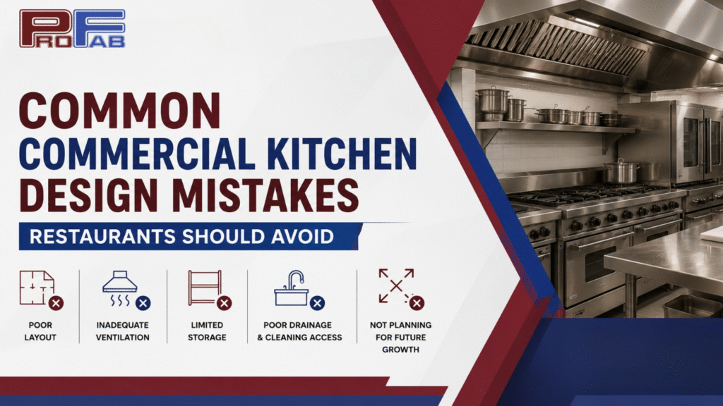 Common Commercial Kitchen Design Mistakes Restaurants Should Avoid